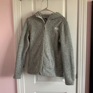 North Face Grey Zip-up